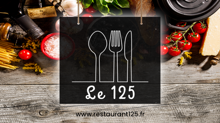 Bannière Facebook Restaurant Le 125